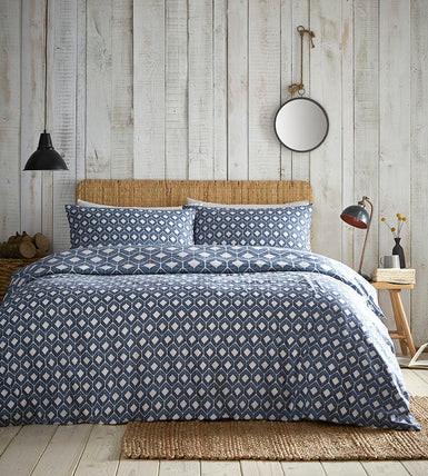bedding-Chevron Blue