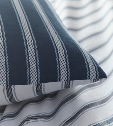 bedding-Harvard Stripe Blue