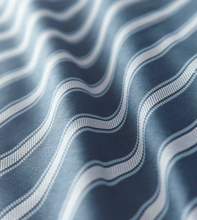 bedding-Harvard Stripe Blue