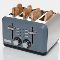 4x Slot Toaster - Slate Grey