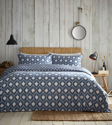 bedding-Chevron Blue