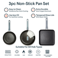 3pc Luxury Pan Set