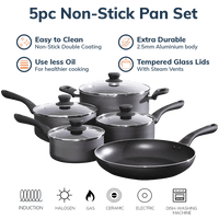5pc Non-Stick Pan Set - Premium