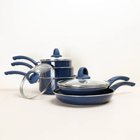 5pc Pan Set - Country Blue