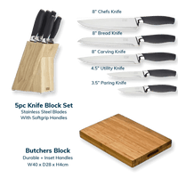 Knife Block & Kyoto Butcher Block