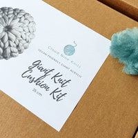 Giant Knit Scatter Cushion Kit