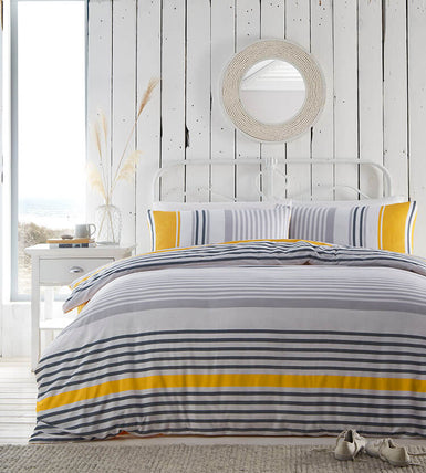 bedding-Nautical Stripe Yellow