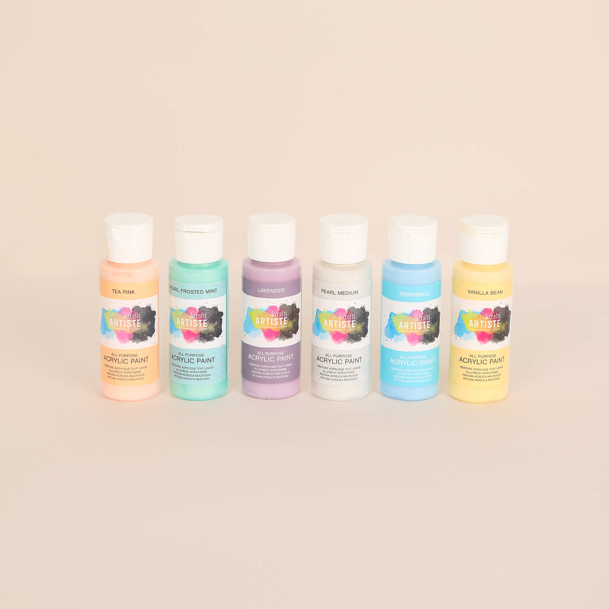 Acrylic Paint Set - Pastel