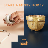 Pottery + Macrame Plant Hanger Starter Kit