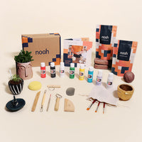 clay-Terracotta Clay && paint-set-Primary
