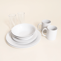 2x Person Dining Set - White