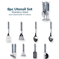8pc Utensil Set
