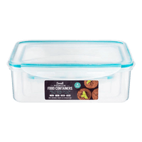 4pc Food Storage Containers Set Clip Lock