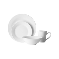 4x Person White Dinner Set